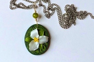 Jewelry Making: Spring Wildflower Pendant